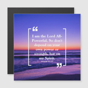 God's Power: Holy Spirit Ocean Magnet Card