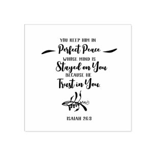 God's Promise for your Every Need #3 - Isa. 23:6 Rubber Stamp