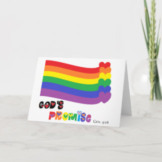 God's Promise Rainbow Card