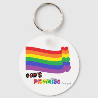 God's Promise Rainbow Key Ring