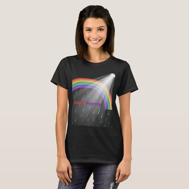 God's Promise Rainbow T-Shirt (Front Full)