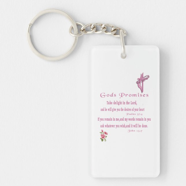 Gods promises key ring (Front)