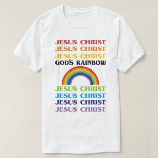 God's Rainbow Jesus Christ T-Shirt
