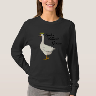 God's Silliest Goose Funny Duck Lovers Premium_3 T-Shirt