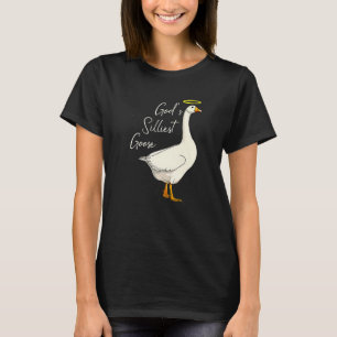 God's Silliest Goose Funny Duck Lovers Premium T-Shirt