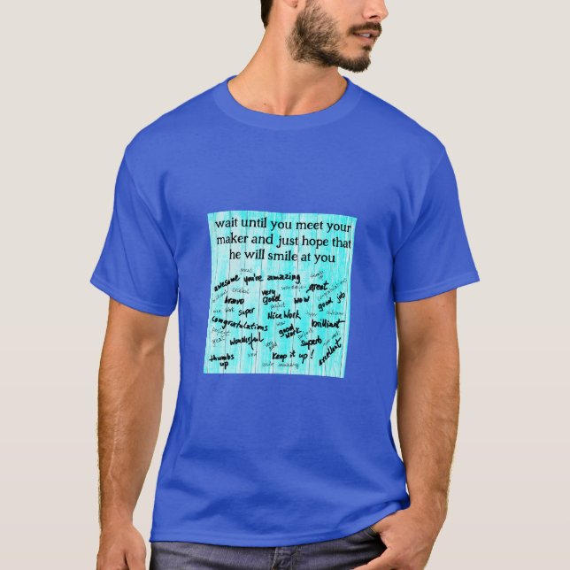 God's Smile (dark) T-Shirt (Front)