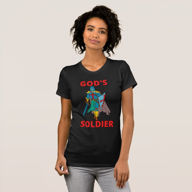 God's Soldier In Arms Women's T-Shirt (Front Full)