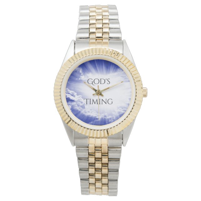God's Timing Clouded Watch (Front)