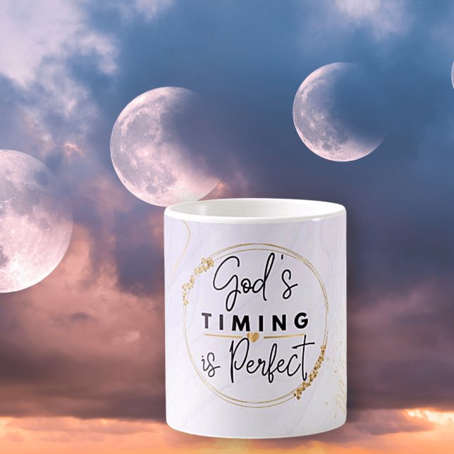 God's Timing is Perfect Ceramic Mug (Creator Uploaded)