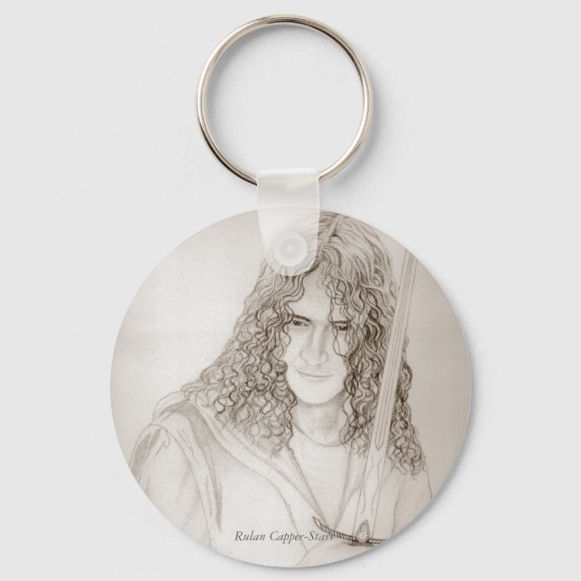 God's Warrior Keychain (Front)