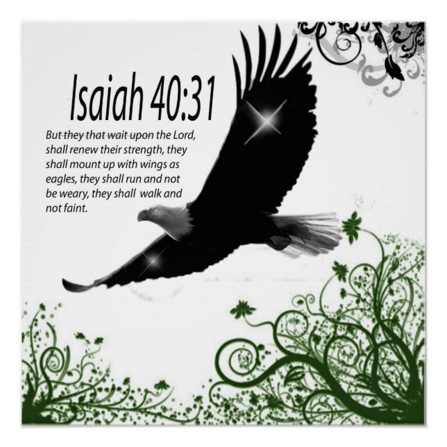 Gods Word -  Poster-Isaiah 40:31 Poster (Front)