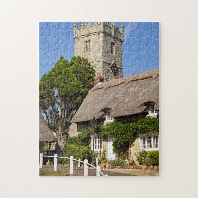 Godshill Village Jigsaw Puzzle (Vertical)