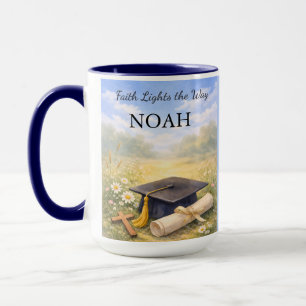Godson Graduation Personalised Christian Gift Mug
