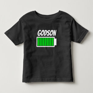Godson High Battery Power Energy Humour Toddler T-Shirt