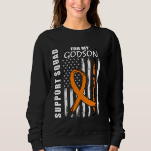 Godson Multiple Sclerosis Awareness Flag Supporter Sweatshirt