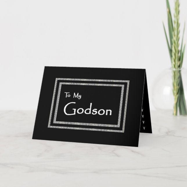 GODSON Page Boy Wedding Invitation (Front)