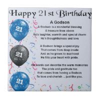 Godson Poem - 21st Birthday