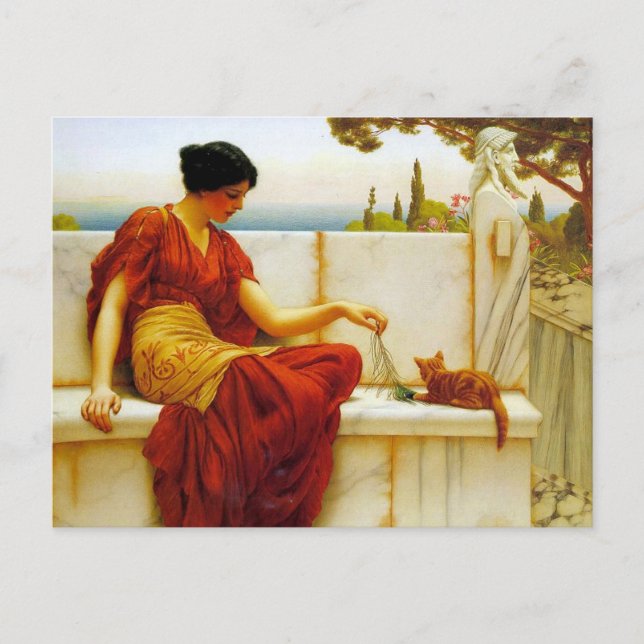 Godward’s The Tease Postcard (Front)