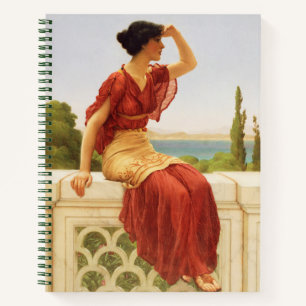 Godward The Signal Beautiful Woman Portrait Art Notebook