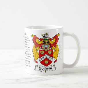 “Godwin” “Godwin crest” “Godwin coat of  Coffee Mug