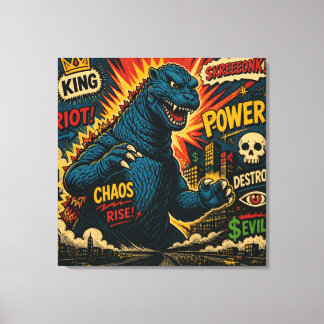 GODZILLA. 2 CANVAS PRINT