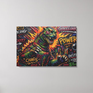 GODZILLA. CANVAS PRINT