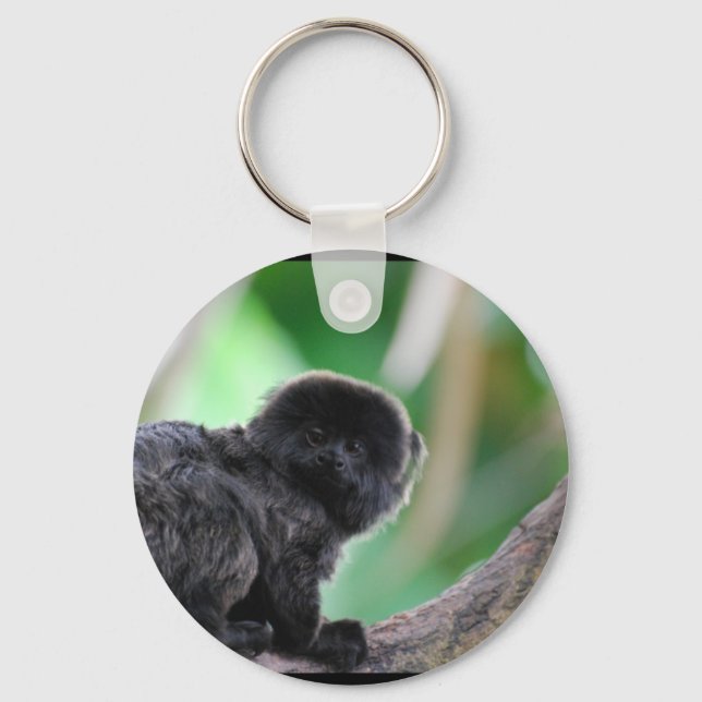 Goeldi's Marmoset Key Ring (Front)