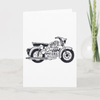 Goes like bullet motorcycle