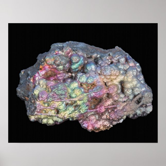 Goethite Showing Iridescence Poster (Front)