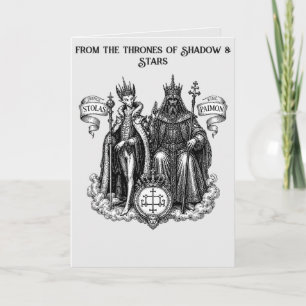 Goetic Nobility Prince Stolas and King Paimon Card