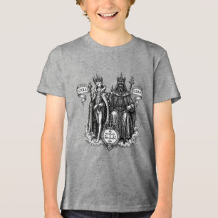 Goetic Nobility Prince Stolas and King Paimon Tri-Blend Shirt