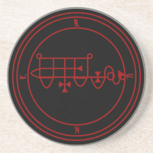 Goetic Sigil of Bune (Bim) Coaster