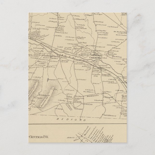 Goffstown, Hillsborough Co Postcard (Front)