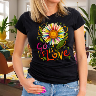 Gog is Love Christian Faith Bible Quote  Tri-Blend Shirt