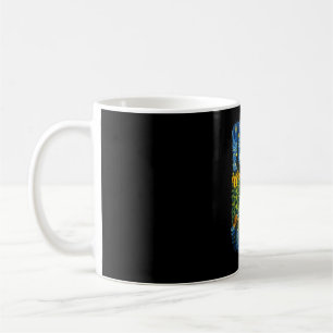 Gogh riding funny cycling art bike coffee mug