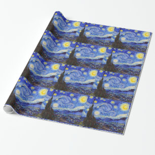 Gogh , "Starry Night" Wrapping Paper