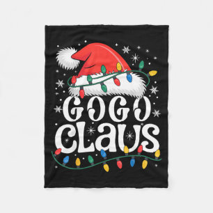 Gogo Claus Funny Xmas Christmas Grandma Holiday St Fleece Blanket