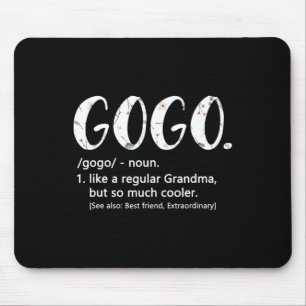 Gogo Shirts For Women Mothers Day Idea Cute Grandm Mouse Pad