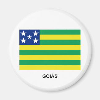 Goiás, Brazil Flag Magnet