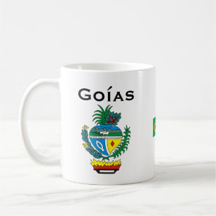 Goías, Brazil Flag Mug / Caneca de Goías