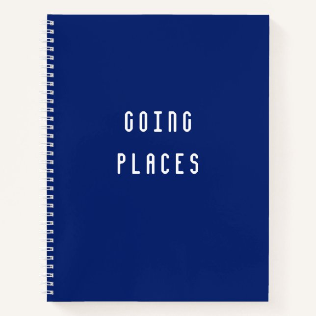 Goin places - notebook (Front)