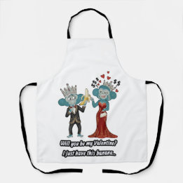going banana's for you valentine collection apron