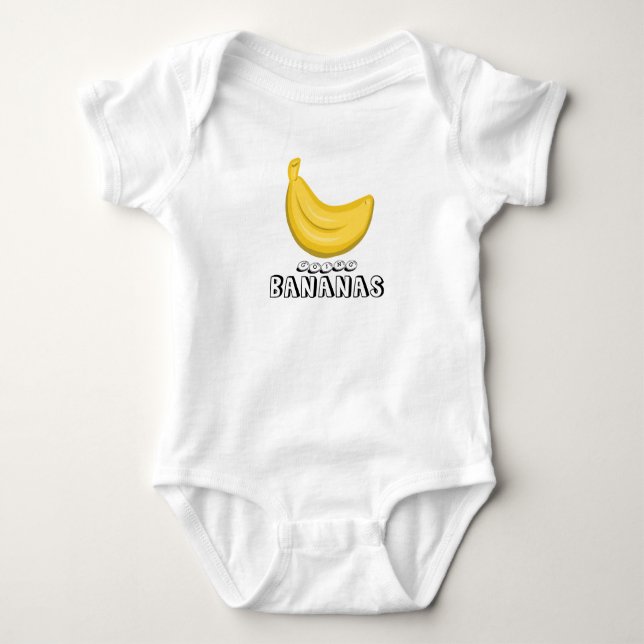 Going Bananas Logo Baby Bodysuit (Front)