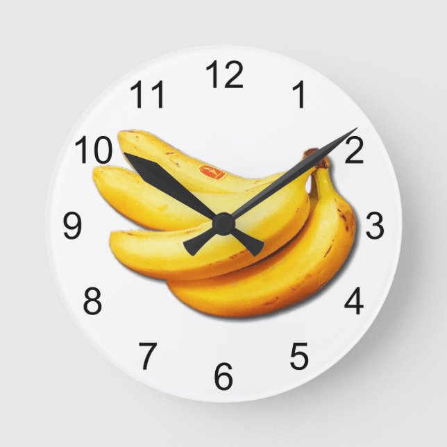 Going Bananas Round Clock (Front)