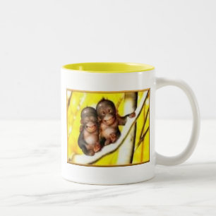 Going Bananas Two-Tone Coffee Mug