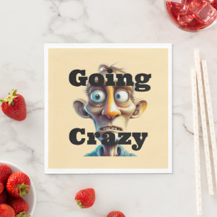 Going Crazy Paper Napkin