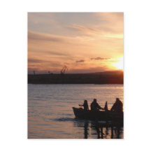 Going Fishing At Sunset