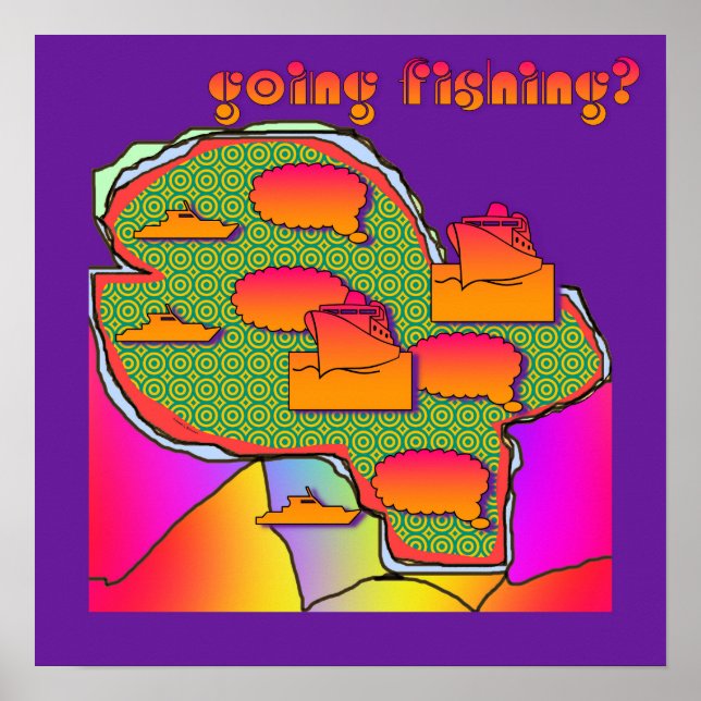 Going Fishing? Fisherman Fun   Poster (Front)