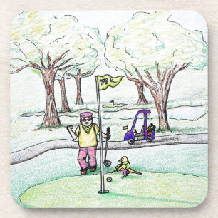 Going for a Birdie Coaster