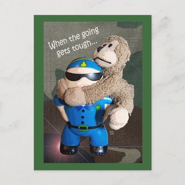 Going Gets Tough Postcard (Front)